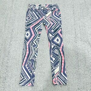 Roxy Vibrant Geometric Print Pants Size 27
